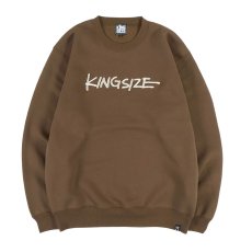 画像1: KINGSIZE（キングサイズ）“LOGO CREW SWEAT” (1)