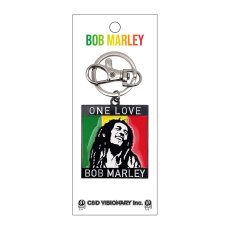 画像2: BOB MARLEY “One Love Metal Keychain / ワンラブメタルキーホルダー” (2)