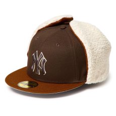 画像2: NEWERA（ニューエラ）“59FIFTY Dog Ear ドッグイヤー ニューヨーク・ヤンキース ウォルナット/トーステッドピーナッツ” (2)
