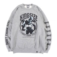 画像1: KINGSIZE（キングサイズ）“RULE BREAKER CREW SWEAT” (1)