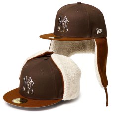 画像1: NEWERA（ニューエラ）“59FIFTY Dog Ear ドッグイヤー ニューヨーク・ヤンキース ウォルナット/トーステッドピーナッツ” (1)