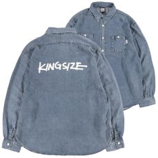 画像1: KINGSIZE（キングサイズ）“TENCEL DENIM L/S SHIRTS” (1)
