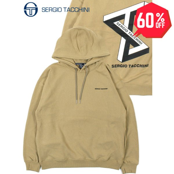 画像1: 【60%OFF】 【ラストLのみ】SERGIO TACCHINI (セルジオ・タッキーニ) “GRAPHIC ST LOGO HOODIE” (1)