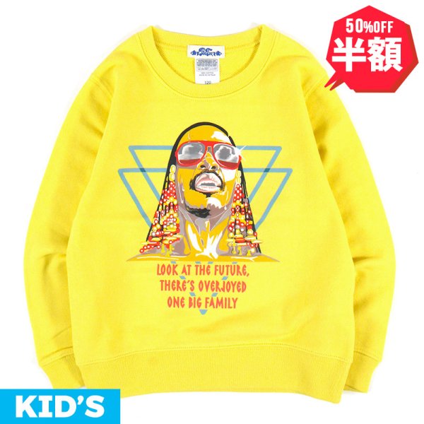 画像1: 【半額】[子供服] 【ラスト120のみ】PeeTee. (ピーティー) “OVER JOYED KIDS CREWSWEAT” (1)