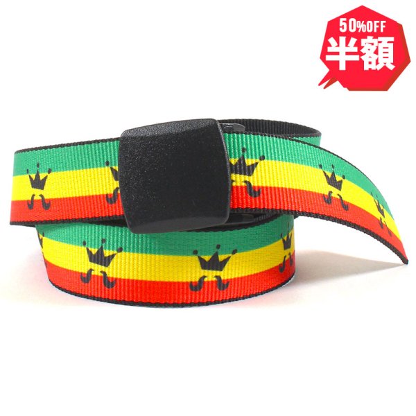 画像1: 【半額】KINGSIZE（キングサイズ）“RASTA BELT” (1)