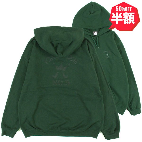 画像1: 【半額】【ラストMのみ】KINGSIZE（キングサイズ）“No.5 HOOD SWEAT” (1)