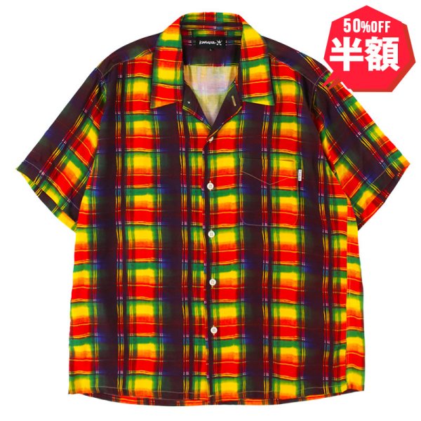 画像1: 【半額】【ラストMのみ】KINGSIZE（キングサイズ）“RAGGA S/S SHIRT” (1)
