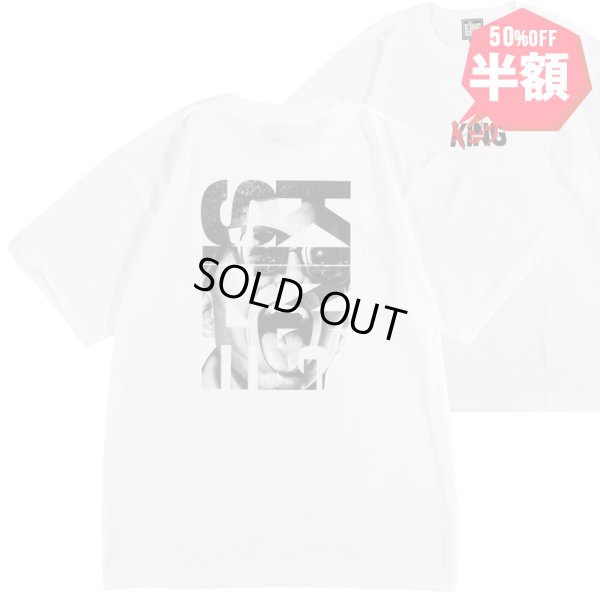 画像1: 【半額】【ラストMのみ】KINGSIZE（キングサイズ）“NG HEAD & 虎鉄 TEE” (1)