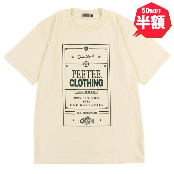 画像1: 【半額】【ラストXXLのみ】PeeTee. (ピーティー) “PEETEE CLOTHING TEE” (1)
