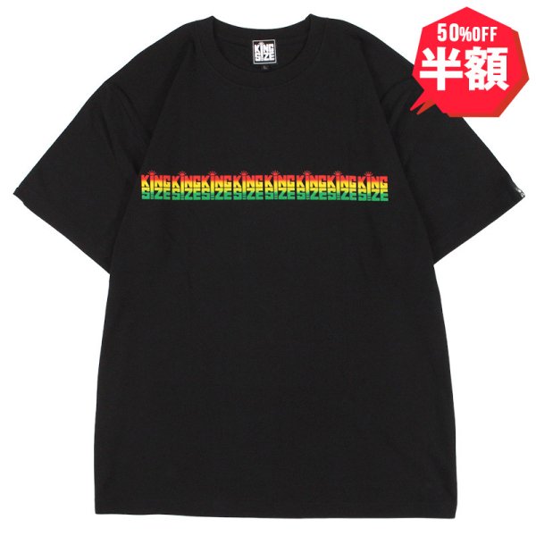 画像1: 【半額】KINGSIZE（キングサイズ）“RASTA LINE TEE” (1)