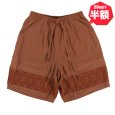 画像1: 【半額】PeeTee. (ピーティー) “ETHNIC STITCH SHORTS” (1)
