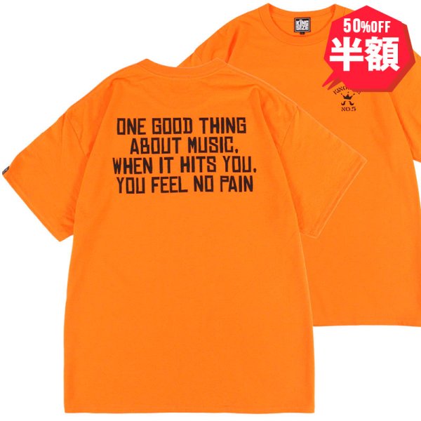画像1: 【半額】KINGSIZE（キングサイズ）“No.5 MESSAGE TEE” (1)