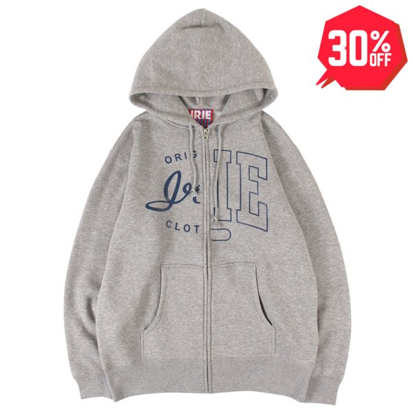 画像1: 【30%OFF】【ラストXLのみ】IRIE by irielife(アイリー バイ アイリーライフ) “DOUBLE LOGO ZIP HOODIE” (1)