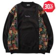 画像1: 【30%OFF】【ラストLのみ】PeeTee. (ピーティー) “VELOR FLOWER CREW NECK” (1)
