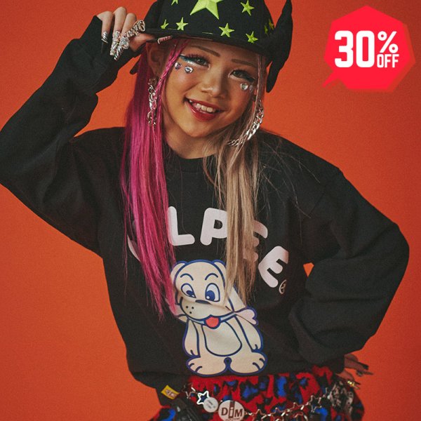 画像1: 【30%OFF】【ラスト大型犬（XL）のみ】GALFY(ガルフィー) “GALPEE ロンTee” (1)