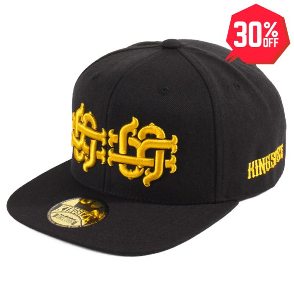 画像1: 【30%OFF】KINGSIZE（キングサイズ）“W MONOGRAM B/B CAP” (1)