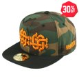 画像1: 【30%OFF】KINGSIZE（キングサイズ）“W MONOGRAM B/B CAP” (1)