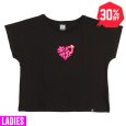 画像1: 【30%OFF】[レディース] KINGSIZE（キングサイズ）“HEART WOMEN'S DOLMAN TEE” (1)
