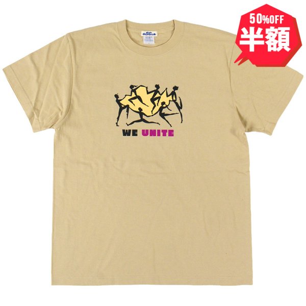 画像1: 【半額】【ラストMのみ】PeeTee. (ピーティー) “WE UNITE TEE” (1)