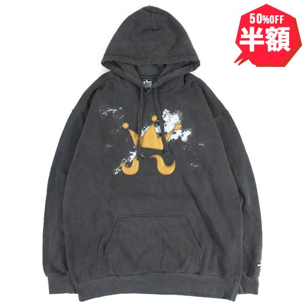 画像1: 【半額】【ラストMのみ】KINGSIZE（キングサイズ）“HiGE SMOKE HOODY” (1)