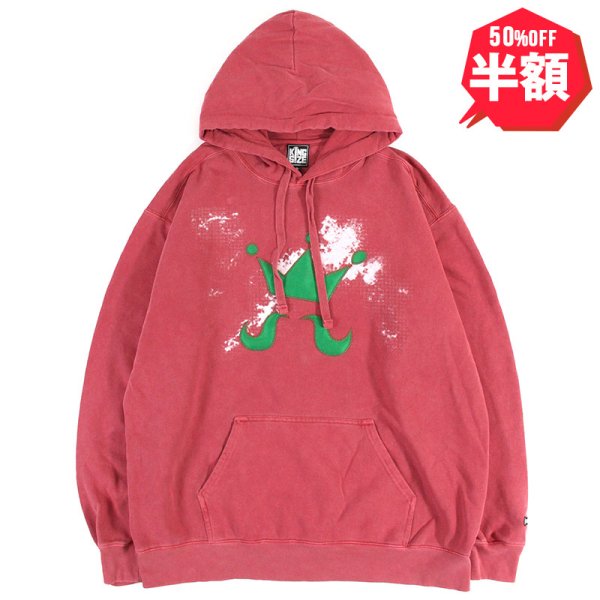 画像1: 【半額】KINGSIZE（キングサイズ）“HiGE SMOKE HOODY” (1)