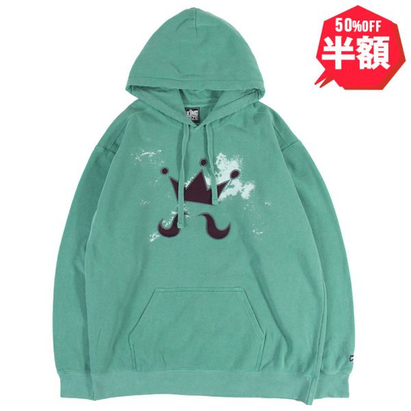 画像1: 【半額】【ラストMのみ】KINGSIZE（キングサイズ）“HiGE SMOKE HOODY” (1)