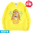 画像1: 【半額】[子供服] 【ラスト120のみ】PeeTee. (ピーティー) “OVER JOYED KIDS CREWSWEAT” (1)