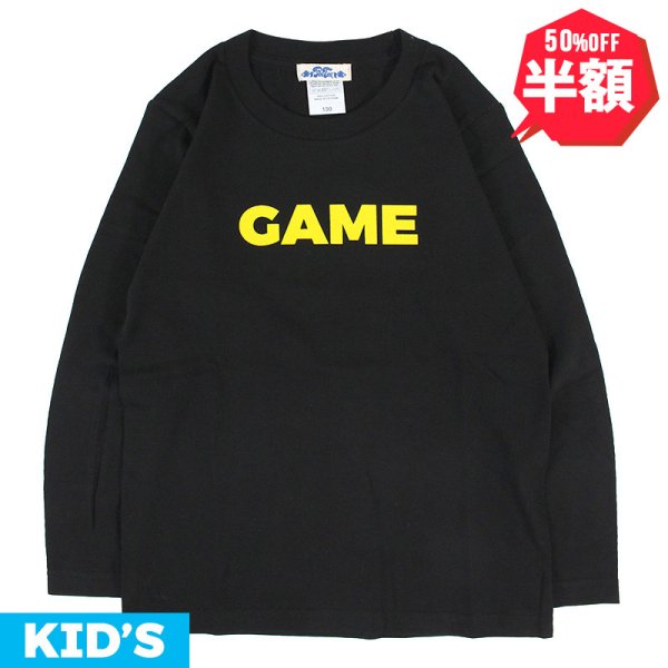 画像1: 【半額】[子供服] 【ラスト110のみ】PeeTee. (ピーティー) “GAME KIDS L/S TEE” (1)