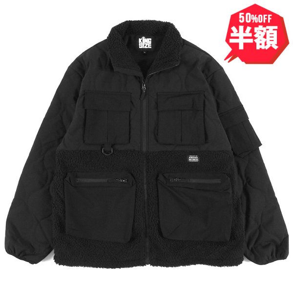画像1: 【半額】KINGSIZE（キングサイズ）“BOA QUILT JACKET” (1)