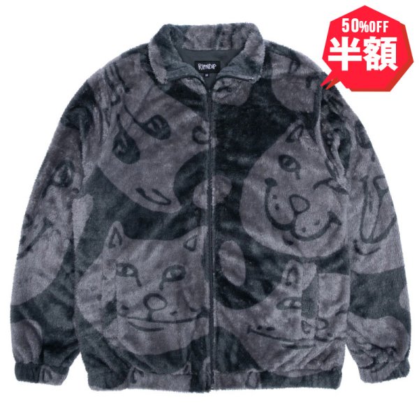 画像1: 【半額】【ラストLのみ】RIPNDIP (リップンディップ) “MANY FACES SHERPA JACKET” (1)