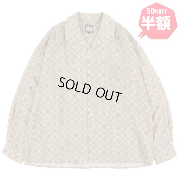 画像1: 【半額】KINGSIZE（キングサイズ）“RETRO L/S SHIRT” (1)