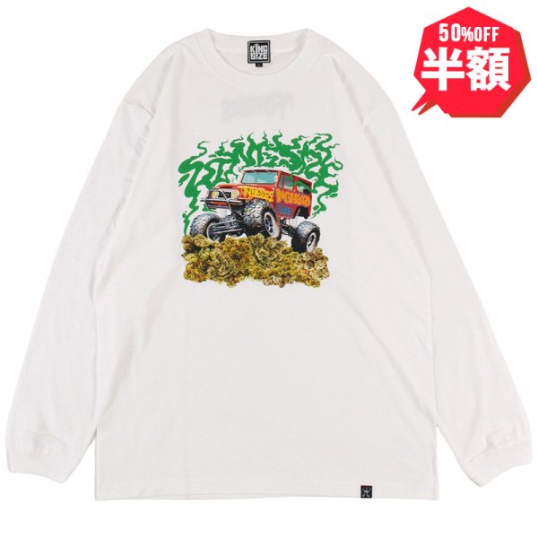 画像1: 【半額】【ラストXLのみ】KINGSIZE（キングサイズ）“KING BAGGY L/S TEE” (1)