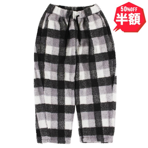 画像1: 【半額】BUDS（バッズ） “BOA CHECK WIDE PANTS” (1)