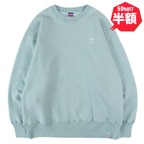 画像1: 【半額】【ラストMのみ】KINGSIZE（キングサイズ）“LOGO CREW SWEAT” (1)