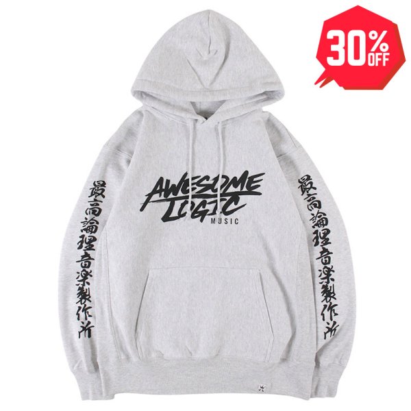画像1: 【30%OFF】【ラストXXLのみ】KINGSIZE（キングサイズ）ｘCHEHON “AWESOME LOGIC HOODY” (1)