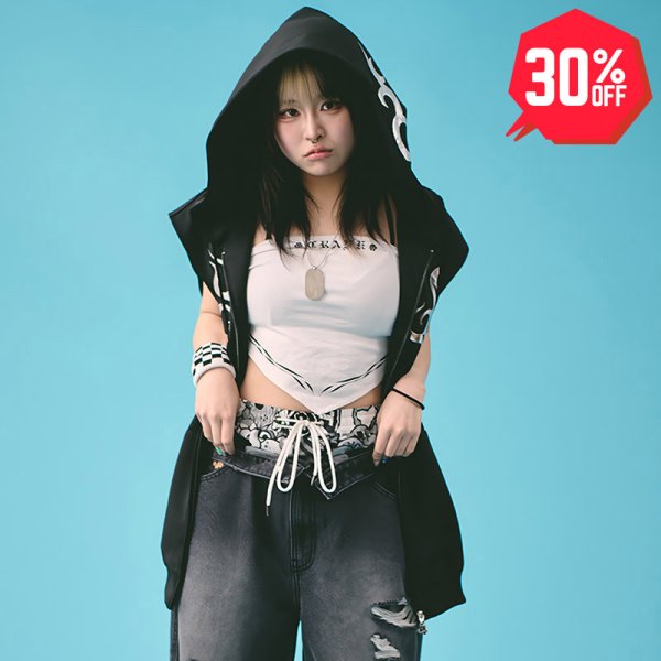 画像1: 【30%OFF】GALFY(ガルフィー) “チーマーノースリパーカー” (1)