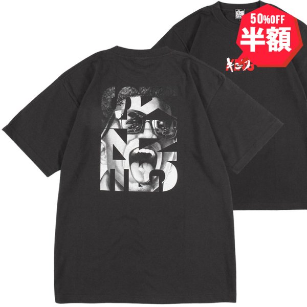 画像1: 【半額】【ラストLのみ】KINGSIZE（キングサイズ）“NG HEAD & 虎鉄 TEE” (1)