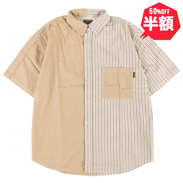 画像1: 【半額】PeeTee. (ピーティー) “SWITCHING STRIPE SHIRTS” (1)