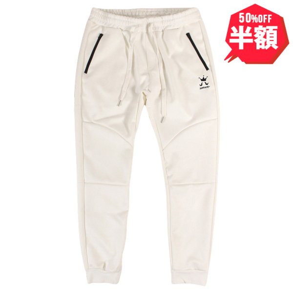 画像1: 【半額】【ラストXLのみ】KINGSIZE（キングサイズ）“KS LOGO SUEDE PANTS” (1)