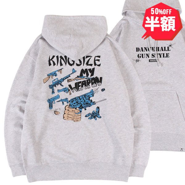 画像1: 【半額】KINGSIZE（キングサイズ）“DANCEHALL HOODY” (1)