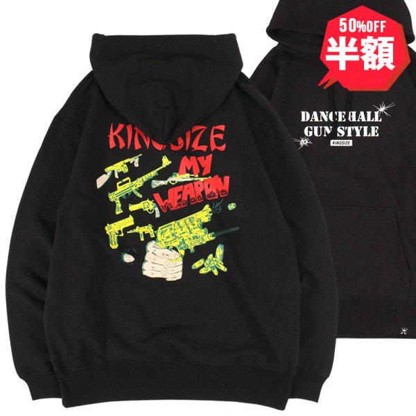 画像1: 【半額】KINGSIZE（キングサイズ）“DANCEHALL HOODY” (1)