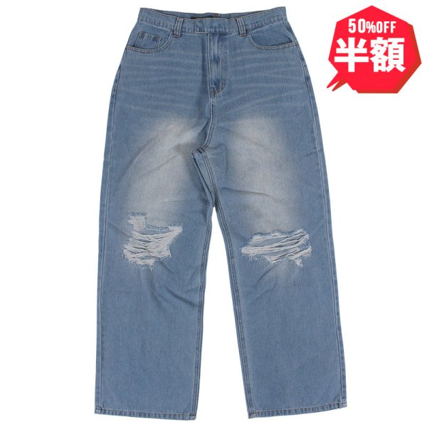 画像1: 【半額】BUDS（バッズ） “WIDE BAGGY DENIM” (1)