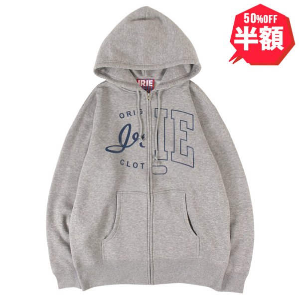 画像1: 【半額】【ラストXLのみ】IRIE by irielife(アイリー バイ アイリーライフ) “DOUBLE LOGO ZIP HOODIE” (1)