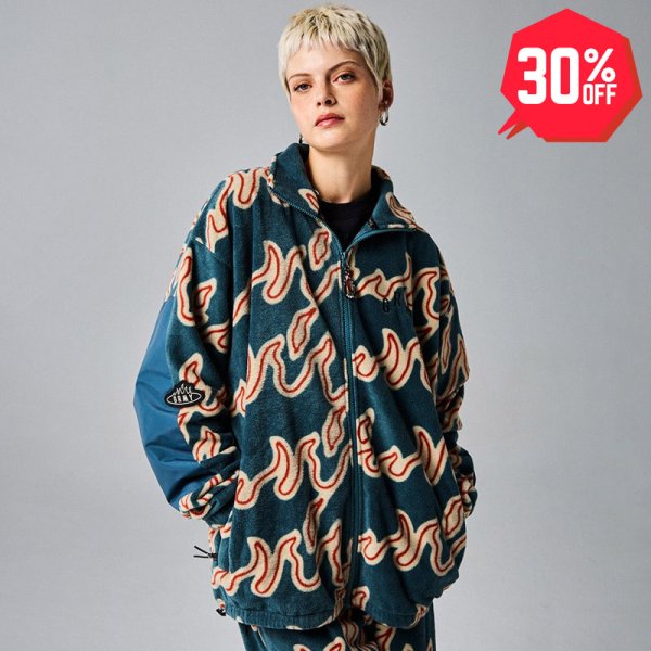 画像1: 【30%OFF】【ラストLのみ】GRIMEY / GRMY (グライミー) “VOODOO CHILD POLAR FLEECE JACKET” (1)