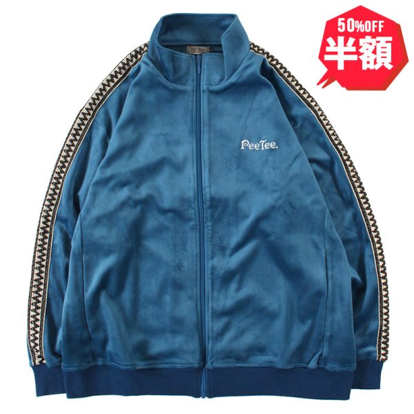 画像1: 【半額】PeeTee. (ピーティー) “VELOR TRACK JACKET” (1)