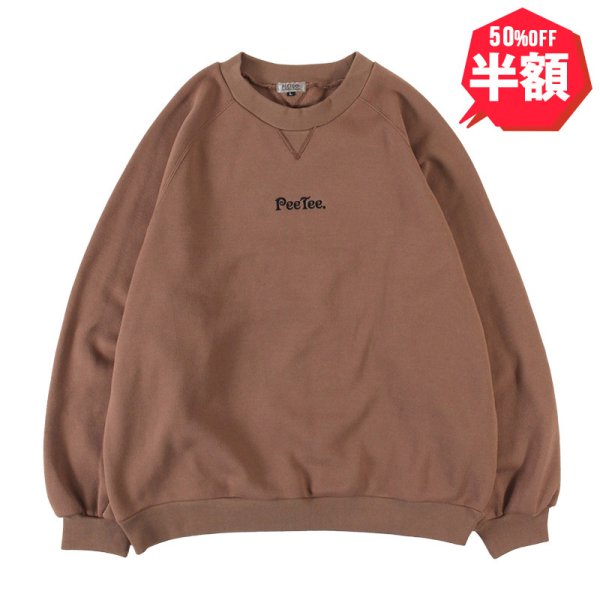 画像1: 【半額】PeeTee. (ピーティー) “KNIT FLEECE CREW” (1)