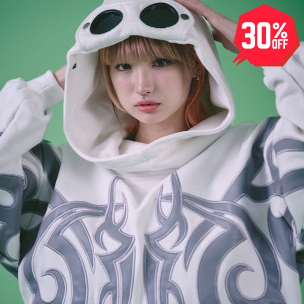 画像1: 【30%OFF】GALFY(ガルフィー) “探検メガネ部族パーカー” (1)