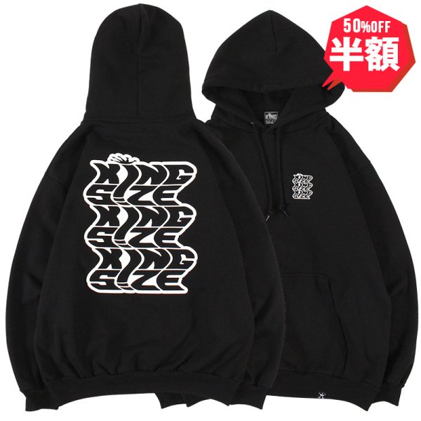 画像1: 【半額】KINGSIZE（キングサイズ）“WIGGLE BLUNT HOODY” (1)