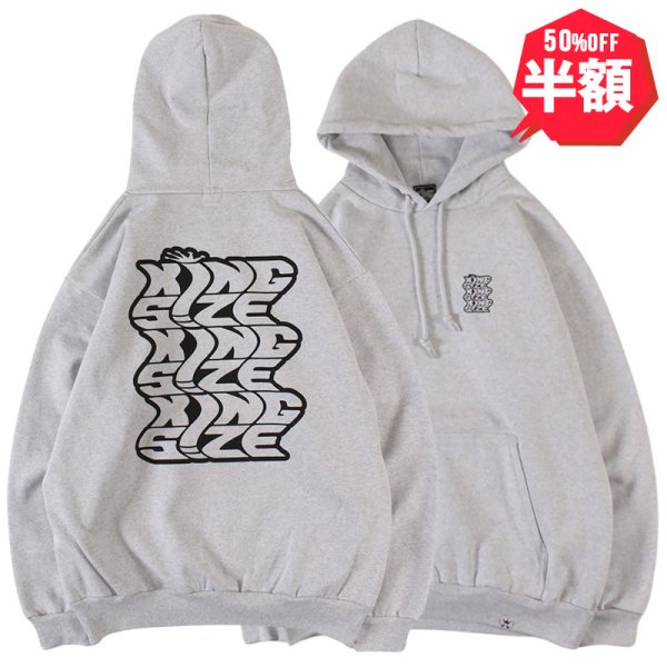 画像1: 【半額】KINGSIZE（キングサイズ）“WIGGLE BLUNT HOODY” (1)