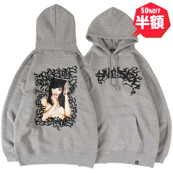 画像1: 【半額】KINGSIZE（キングサイズ）“BAD GYAL HOOD SWEAT” (1)